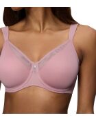 True Shape Sensation T W01 Minimizer-bh met roze bloemen en beugel