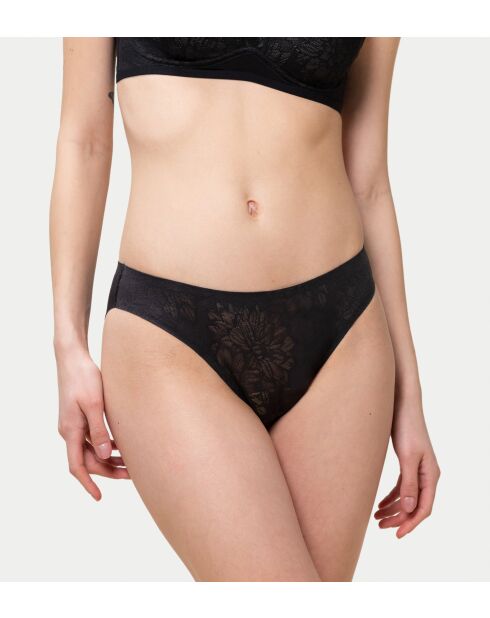 Fit Smart Tai EX zwarte hoog uitgesneden slip