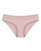Feel of Modal Tai tief ausgeschnittener Slip in Lila-Rosa