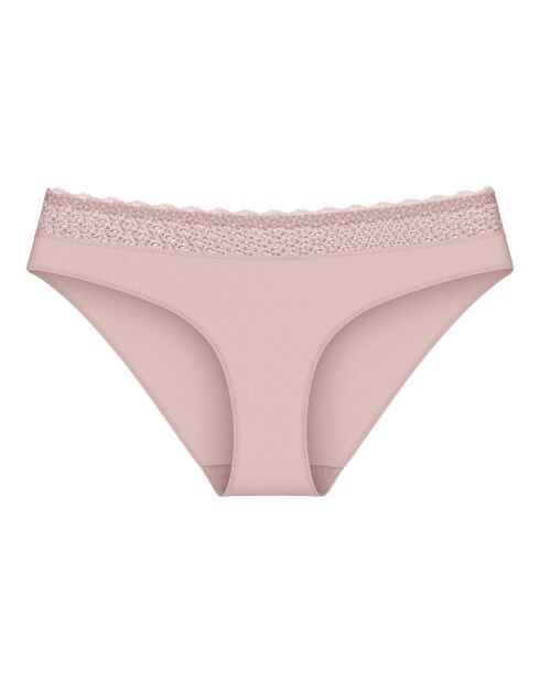 Feel of Modal Tai tief ausgeschnittener Slip in Lila-Rosa