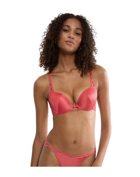 Crazy Stupid Love WHU Push-Up-BH mit Bügel, Blutorange