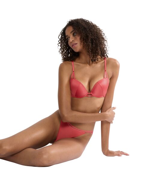 Crazy Stupid Love WHU Push-Up-BH mit Bügel, Blutorange