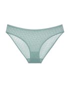Triumph Signature Sheer Tai EX hoog uitgesneden slip haze turquoise