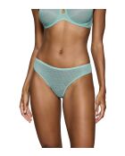 Triumph Signature Sheer Tai EX hoog uitgesneden slip haze turquoise