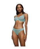 Triumph Signature Sheer Tai EX hoog uitgesneden slip haze turquoise