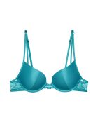 Crazy Stupid Love WHU ozeanblauer Push-up-BH mit Bügel