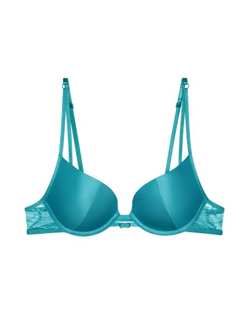 Crazy Stupid Love WHU ozeanblauer Push-up-BH mit Bügel