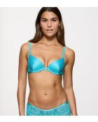 Crazy Stupid Love WHU ozeanblauer Push-up-BH mit Bügel