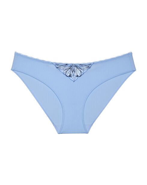 Wild Iris Florale Tai Brise laag uitgesneden slips