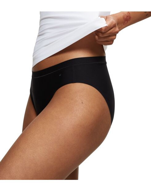 Set van 2 zwarte Smart Micro Tai EX 2P hoog uitgesneden slips