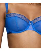 Reggiseno con ferretto da balcone blu chiaro Palina Cosmic Heartbeat WH