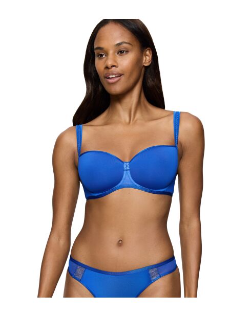 Reggiseno con ferretto da balcone amplificato blu chiaro Palina Cosmic Heartbeat WHP