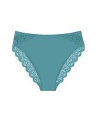 Amourette Tai calm turkoois hoog uitgesneden slip