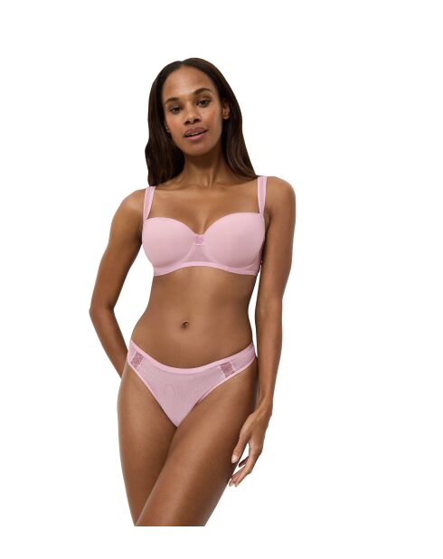 Soutien-gorge avec armatures balconnet ampliforme Palina Cosmic Heartbeat WHP rose vintage