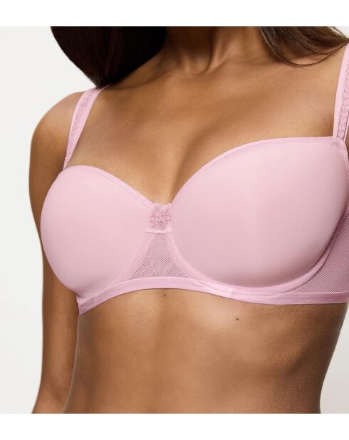 Soutien-gorge avec armatures balconnet ampliforme Palina Cosmic Heartbeat WHP rose vintage