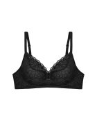 Soutien-gorge sans armatures ampliforme Fit Smart P01 EX noir