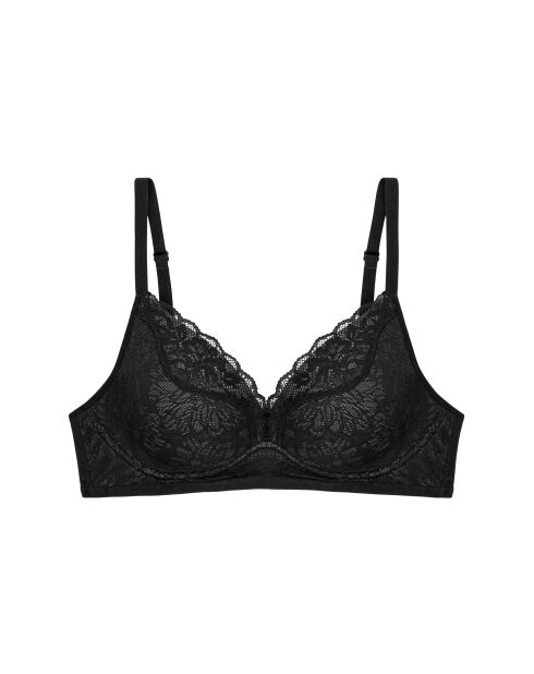 Soutien-gorge sans armatures ampliforme Fit Smart P01 EX noir