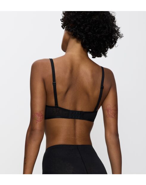 Soutien-gorge sans armatures ampliforme Fit Smart P01 EX noir