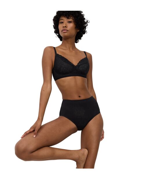Soutien-gorge sans armatures ampliforme Fit Smart P01 EX noir