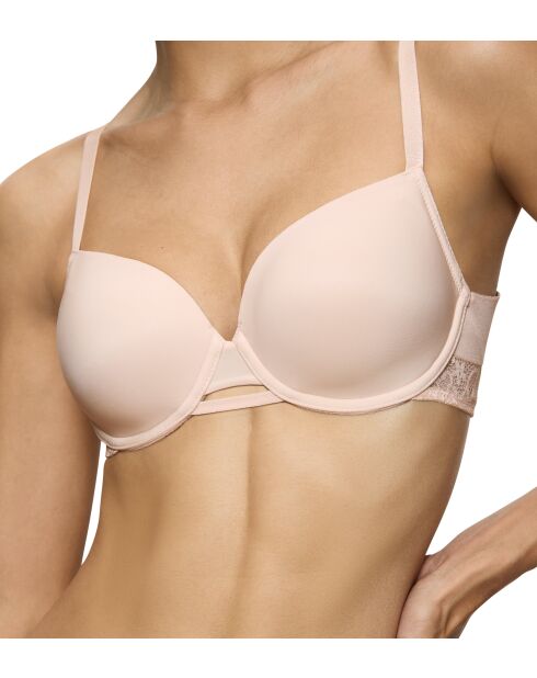 Soutien-gorge avec armatures balconnet ampliforme Vivid Spotlight WHP beige cameo