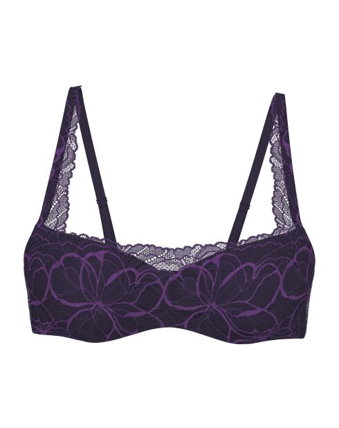 Uitgebreid balkon Body Make-Up Illusion Lace Pruisisch blauw balkon