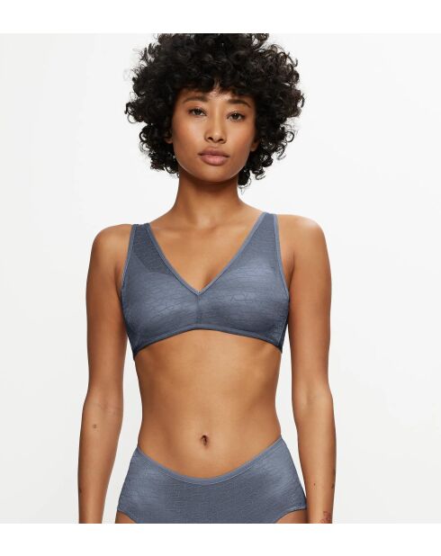 Triumph Signature Sheer P EX Amplified Bügel-BH, Wolkenblau