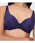 Reggiseno Amourette Spotlight WHP X blu di Prussia amplificato con ferretto da balcone