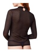 Top nero trasparente Triumph Signature