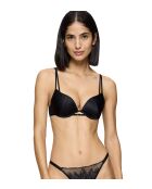 Crazy Stupid Love WHU Schwarzer Push-Up-BH mit Bügel
