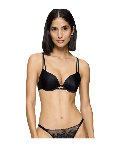 Crazy Stupid Love WHU Schwarzer Push-Up-BH mit Bügel