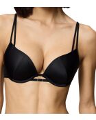 Crazy Stupid Love WHU Schwarzer Push-Up-BH mit Bügel