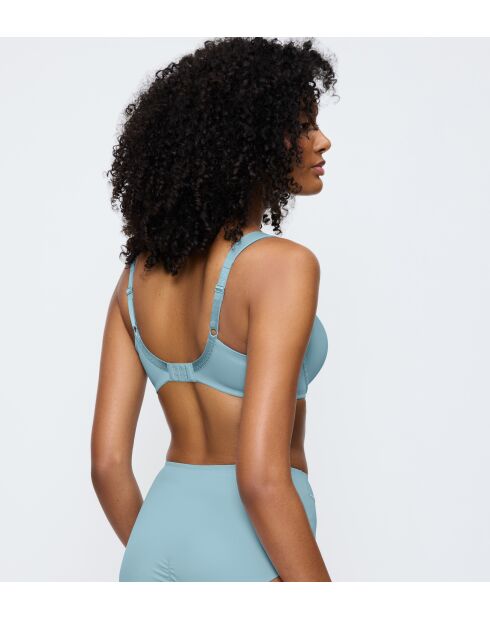 True Shape Sensation T W01 Underwire Minimizer BH Silberblau