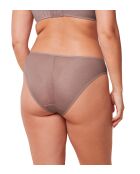 Harmony Spotlight Tai01 hoog uitgesneden slip met chocolademousse