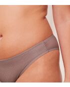 Harmony Spotlight Tai01 hoog uitgesneden slip met chocolademousse