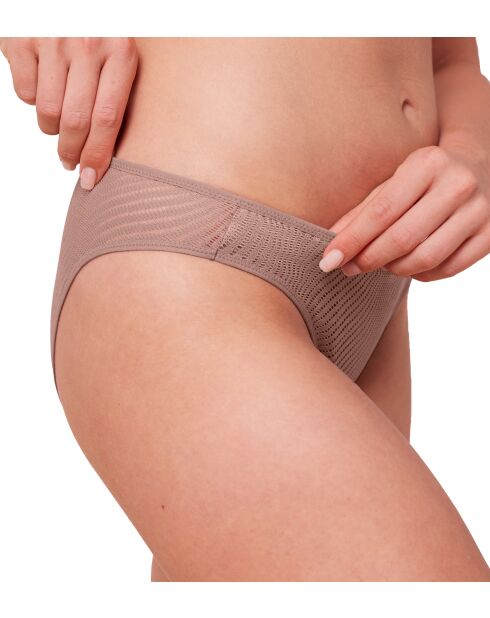 Slip échancré Harmony Spotlight Tai01 mousse au chocolat