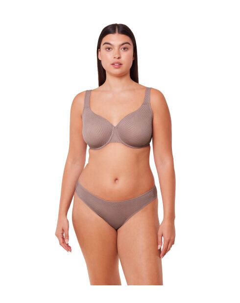 Slip échancré Harmony Spotlight Tai01 mousse au chocolat