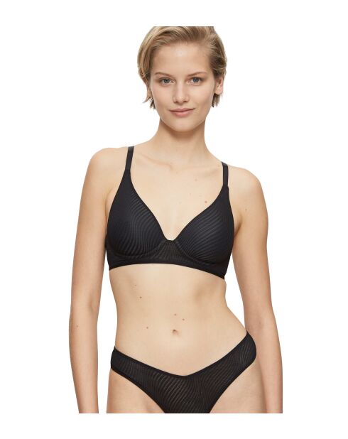 Soutien-gorge sans armatures ampliforme Harmony Spotlight P EX noir