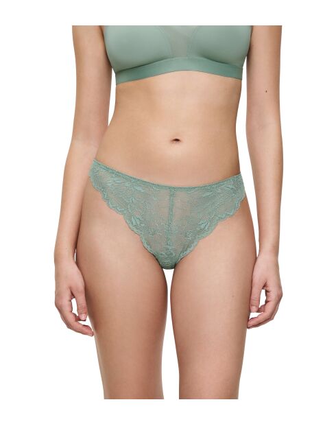 Amourette Charm T Brazilian Abstinthe slip met hoge taille en hoge taille