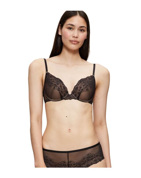Bright Spotlight WHU zwarte push-up beugelbeha