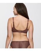 Soutien-gorge minimiseur avec armatures Harmony Spotlight W01 cacao sucre