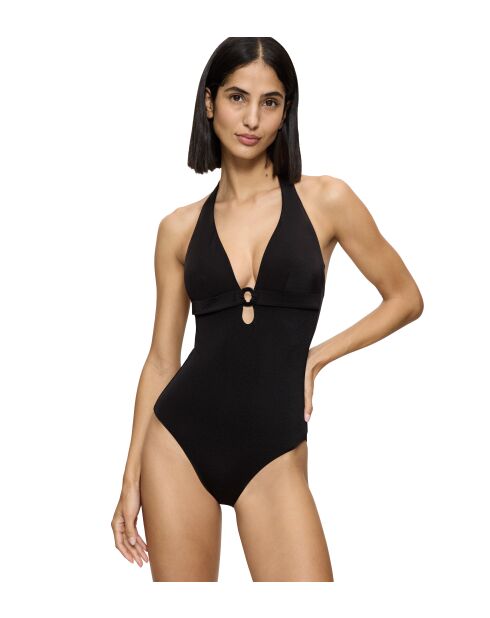 Maillot de bain avec bonnets rembourrés Midnight Swim OP 01 noir