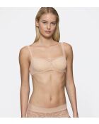 Körperschminke Illusion Lace Erweiterter Balkonbalkon Nude-Beige