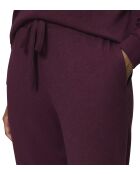 Pantalón Cozy Comfort Cozy Trouser de color burdeos oscuro