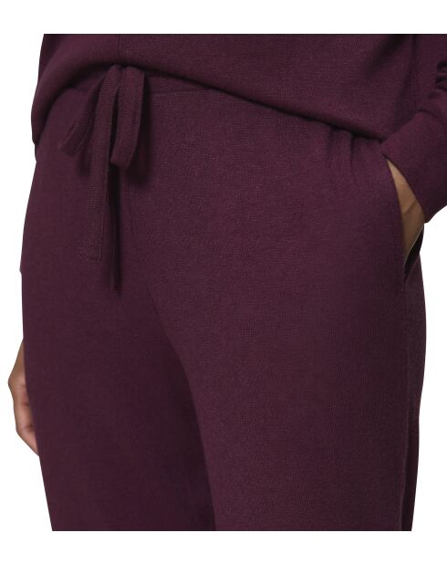 Pantalón Cozy Comfort Cozy Trouser de color burdeos oscuro