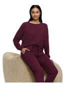 Pantalón Cozy Comfort Cozy Trouser de color burdeos oscuro