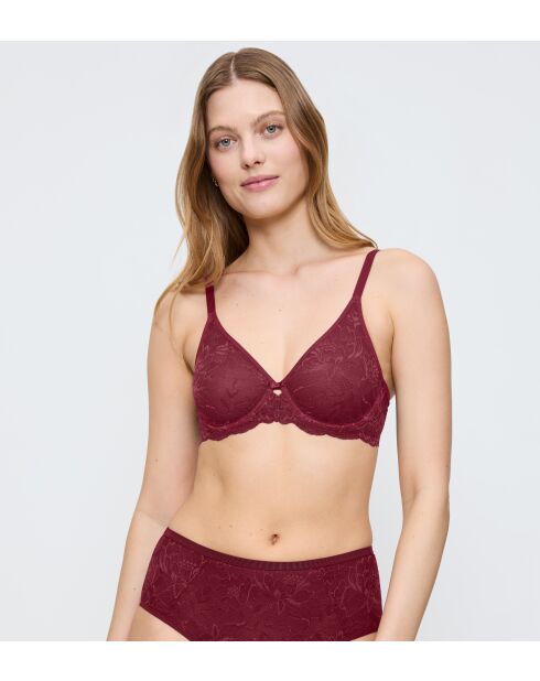 Reggiseno con ferretto in morbido marsala Amourette Charm T W02