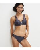 Soutien-gorge avec armatures ampliforme Wild Peony Florale WP gris pallant