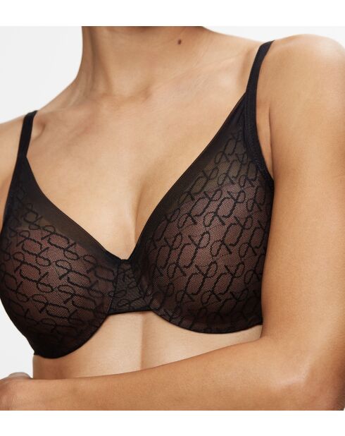 Triumph Signature Sheer WHP EX Wickel-BH mit Wickelbalkon, schwarz