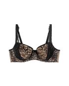 Amourette Charm WHP02 zwarte bh met ampliform balkonframe