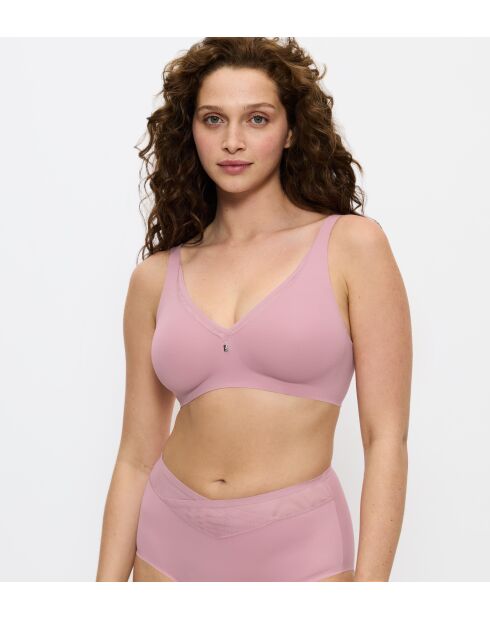 True Shape Sensation T N01 Drahtloser BH mit Rosenblüte